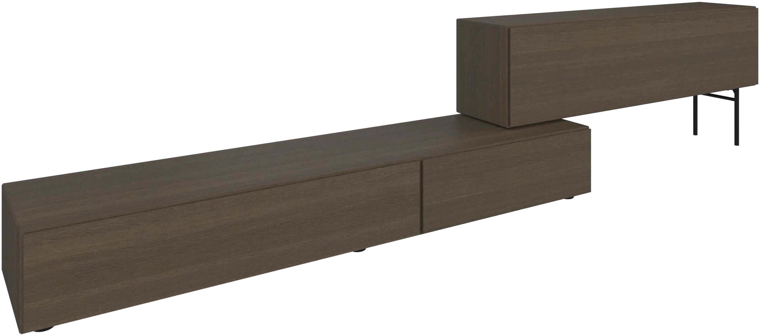 Lugano 壁面収納 ドロップダウン式ドア&ドロワー付き | wall system Lugano 壁面収納 ドロップダウン式ドア&ドロワー付き | wall system